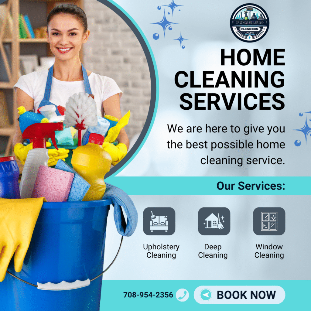 Professional home and commercial cleaning services in Chicago, Orland Park, Joliet, Plainfield, Evanston, Oak Park, Elmhurst, Downers Grove, Hammond, Merrillville, Tinley Park, Lockport, Homer Glen, Frankfort, Minooka and surrounding areas including deep cleaning, Airbnb cleaning, move in move out and recurring cleaning
