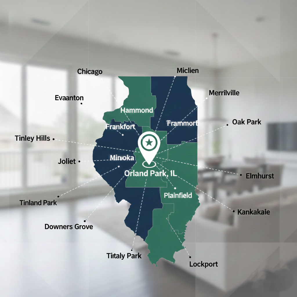 Professional home and commercial cleaning services in Chicago, Orland Park, Joliet, Plainfield, Evanston, Oak Park, Elmhurst, Downers Grove, Hammond, Merrillville, Tinley Park, Lockport, Homer Glen, Frankfort, Minooka and surrounding areas including deep cleaning, Airbnb cleaning, move in move out and recurring cleaning