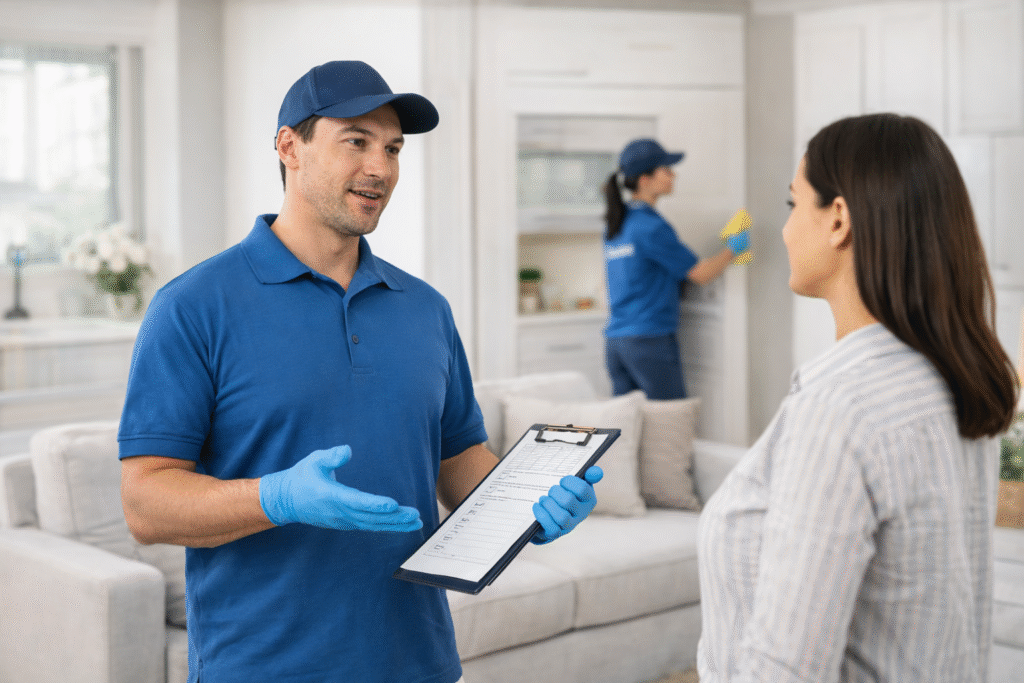 Professional home and commercial cleaning services in Chicago, Orland Park, Joliet, Plainfield, Evanston, Oak Park, Elmhurst, Downers Grove, Hammond, Merrillville, Tinley Park, Lockport, Homer Glen, Frankfort, Minooka and surrounding areas including deep cleaning, Airbnb cleaning, move in move out and recurring cleaning